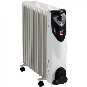 Calefactor de Aceite FM RW-25 con 11 Elementos, 2500W y 3 Niveles de Potencia