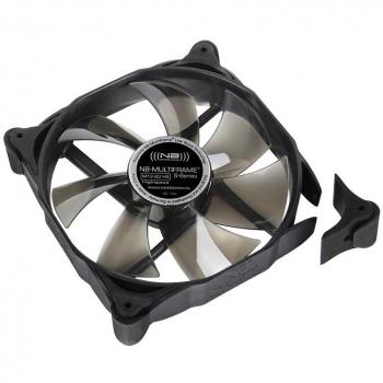 Ventilador Noiseblocker Multiframe S-Series M12-S3 HS - 120mm (1800rpm, 3-Pin, Transparente/Negro)