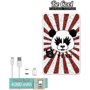 Becool® - Batería Externa Power Bank 4000 mah + Gratis 1 cable USB-MicroUsb
