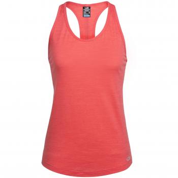 Icebreaker Mujeres de Comet Lite Singlet primera capas, mujer, color Rojo