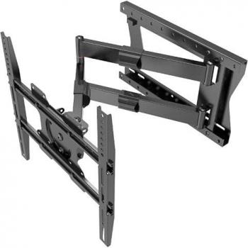 DQ Hercules Pro Flex - Soporte de Pared para televisores - 27-75 palgades - Movimiento Completo / Inclinable / Giratorio - hasta 60 kg - MAX. VESA 400x400mm