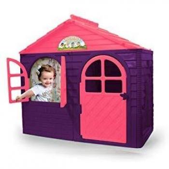 Casa de juego Little Home 130 x 78 cm lila/rosa para niños a partir de 18 meses