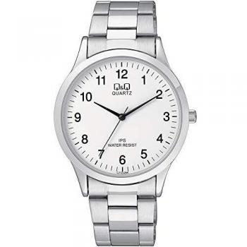 Q&Q Reloj Analógico para Hombre de Cuarzo con Correa en Acero Inoxidable QC212J204Y