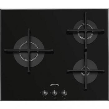 Smeg PV163B3 60cm Linea Aesthetic 3 Burner Gas on Glass Cooktop - White