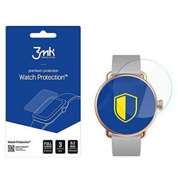 Protección 3MK para Smartwatch Withings ScanWatch 38mm - Juego de 3 láminas transparentes flexibles
