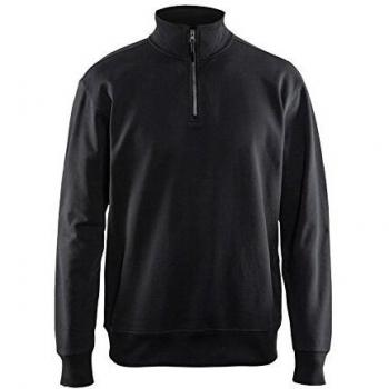 Blaklader Black Trucker Collar Sweatshirt Size XL