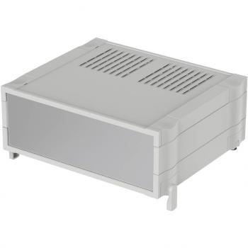 Bopla BOTEGO 62618L - Caja de consola ABS, dimensiones 307.35 x 256.9 x 116.42 mm, IP30, color gris claro RAL 7035