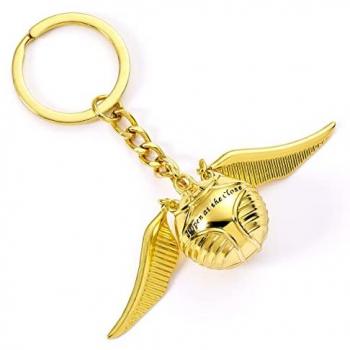 Llavero 3D Oficial de Harry Potter Snitch Dorada - Aleación de Zinc y Cobre
