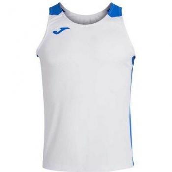 Joma Record II Men's Running Tank Top White-Royal