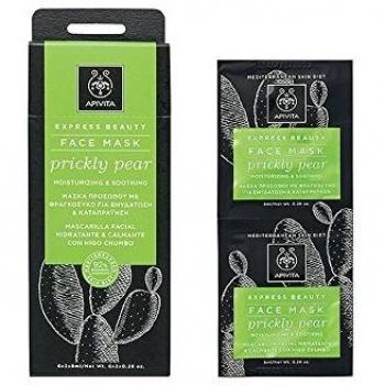 Apivita Moisturizing & Soothing Face Mask with Prickly Pear 2x8ml