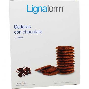 Lignaform Galletas Chocolate 5 Raciones