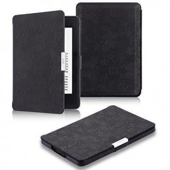 Kindle Funda, Coodio Kindle Funda de Cuero [Mariposa] Sleep Cover Case [con función de reposo automático] Para Amazon Kindle