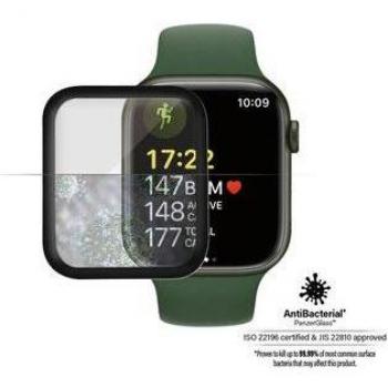 Protector de Pantalla PanzerGlass Antibacteriano para Apple Watch Series 7/8/9 - 41mm