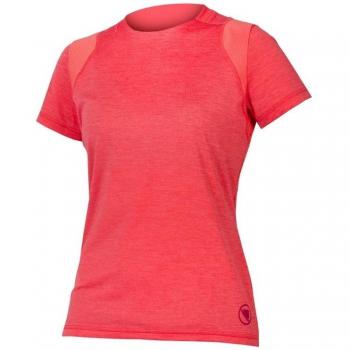 Camiseta de ciclismo para mujer Endura SingleTrack rosa claro (M)