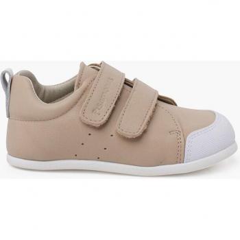 Pisamonas - Zapatillas deportivas de bebé niña de piel blanditas con doble cierre adherente