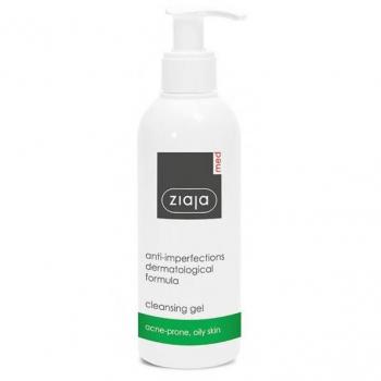 Ziaja Med Anti-Imperfecciones Gel Limpiador Facial para Piel Grasa o Tendencia Acneica 200ml