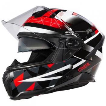 Casco Integral O'Neal Challenger Exo V.23 Negro-Gris-Rojo