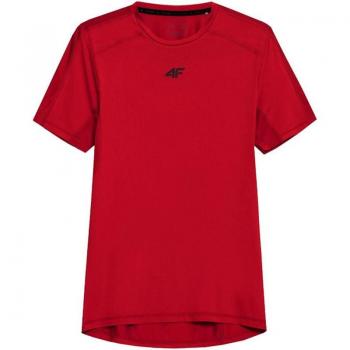 Camiseta de fitness 4F Quick-Drying Hombre Rojo