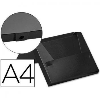 CARPETA BEAUTONE PORTADOCUMENTOS BROCHE 32515 POLIPROPILENO DIN A4 NEGRO -LOMO 40 MM