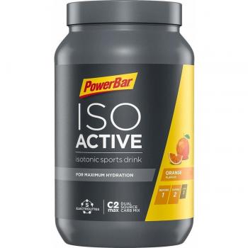 PowerBar Isoactive Orange 1320g - Isotonic Sports Drink - 5 Electrolytes + C2MAX