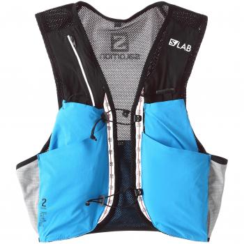 Salomon Bag S/Lab Sense 2 Set - Bolsa de hidratación, Unisex Adulto, Azul