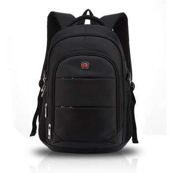 FANDARE Mochila para ordenador portátil de hasta 17 pulgadas Recorrido del Morral al Aire Libre Acampada Y Senderismo Impermeable Viaje Escuela Bolso Mujeres y Hombres Unisexo Poliéster Negro Grande