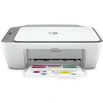 HP DeskJet 2720 3XV18B, Impresora Multifunción A4, Imprime, Escanea y Copia, Wi-Fi, USB 2.0, HP Smart App, Incluye 2 Meses del Servicio Instant Ink, Gris
