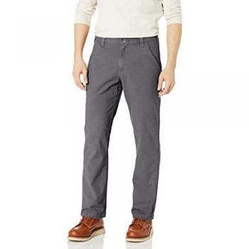 Carhartt Men's Rugged Flex Rigby Grey Dungaree Pants 33x32