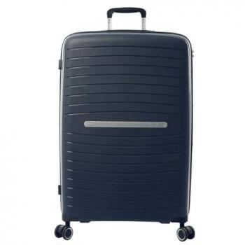 Maleta Rígida Grande Wave L - Salute, 50 x 75 x 30 cm, Capacidad 81 L, Resistencia a Impactos, Ruedas Dobles 360º, Manija Telescópica,