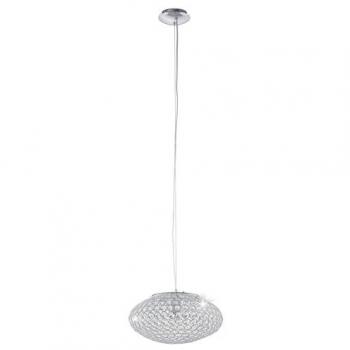 Lámpara Colgante Clemente Eglo Cromo 1 Bombilla E27 35cm Multicolor