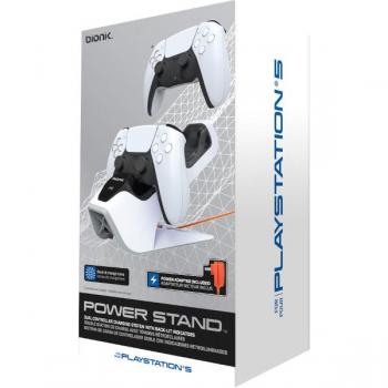 Bionik Dual Power Stand Base Doble Carga para Mandos