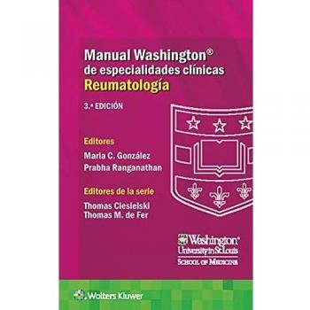 MANUAL WASHINGTON DE ESPECIALIDADES CLIðNICAS. REUMATOLOGIA