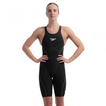 Bañador de Competición Speedo Fastskin LZR Pure Intent 2.0 Espalda Abierta Negro Mujer
