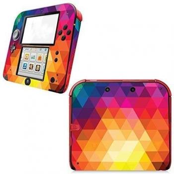 Linyuan Calidad Estable Pattern Cover Case Skin Sticker Decals 0186# para Nintend 2DS