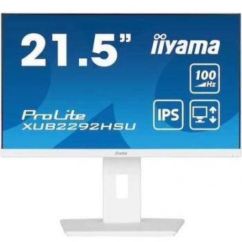 iiyama ProLite XUB2292HSU-W6 22 Full HD IPS Business Monitor in White