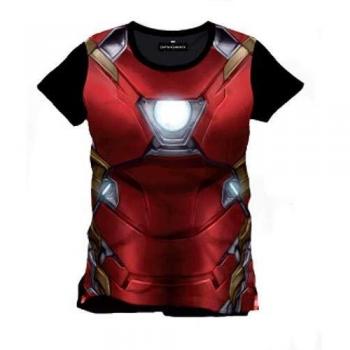 Marvel- Costume Iron Man Camiseta, Color Multicolore