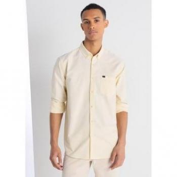 Camisa Bendorff Oxford Amarillo Claro