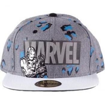 Gorra Marvel Iron Man Gris Estampada