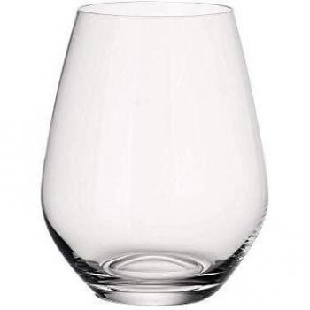 Villeroy & Boch Ovid Set de vasos de agua, 4 piezas, 420 ml, Cristal, Trasparente