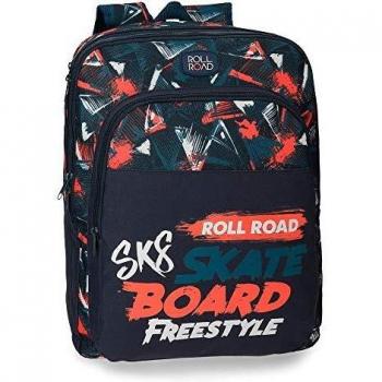 Roll Road, Mochila Escolar, 42 cm, 23.56 Litros, Multicolor