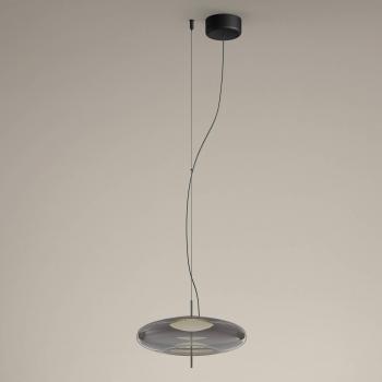 LEDS·C4 Plat - Lámpara Colgante de Techo LED 13W Regulable 2700K/3000K/4000K Fumé