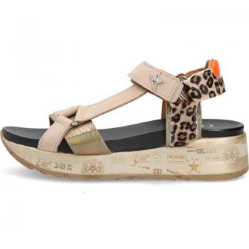 Sandalias Cetti para mujer en color beige, modelo Sandalia Cuna Tierra