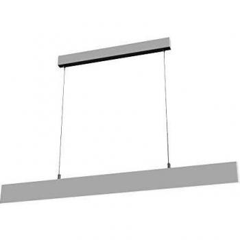 Lámpara Colgante de Techo Lineal LED Integrada Blanca 30W 2400lm