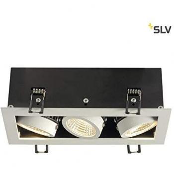 Empotrable LED KADUX Triple 3x9W Blanco Mate 3000K con Driver incluido