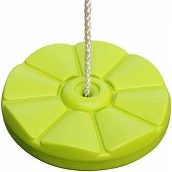Columpio de disco de plástico soplado para pórtico de 2 a 2.2 m, verde, 30x30x222 cm
