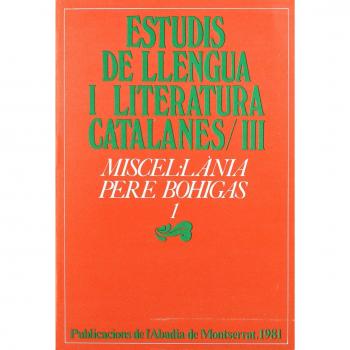 Miscel·lània Pere Bohigas, 1