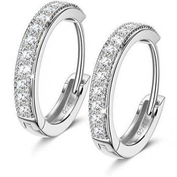 NINAMISS Pendientes Mujer Dia de La Madre Regalos Originales Pendientes de Aro Joyería de Cumpleaños Regalos Originales para Mujer Aniversario