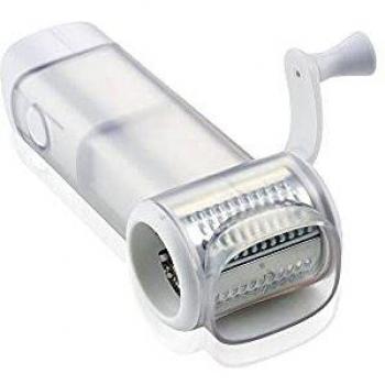 Leifheit 6161-Rallador de Queso, Color Blanco, Aglomerado, 5 cm