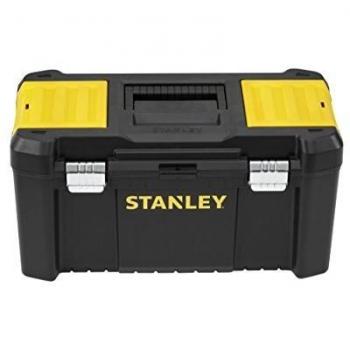 STANLEY STST1-75521 Essential 19 Toolbox with Metal latches, Black/Yellow, Inch