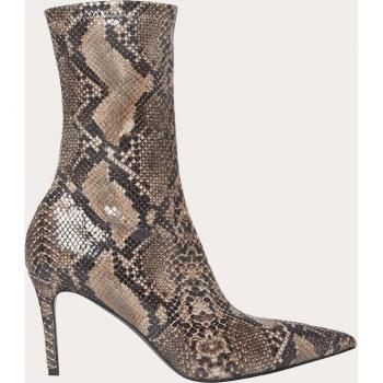 Stella McCartney Python Print Ankle Boots - Size 38 Brown